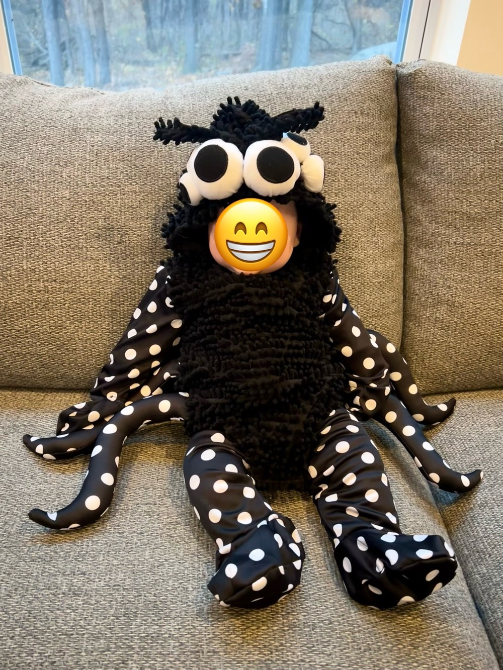 Polka Dot Infant Spider Halloween Costume